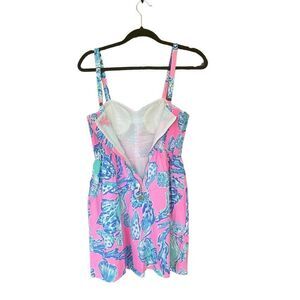 Lilly Pulitzer Womens Multicolor Seashells Ardleigh Fit And Flare Dress Size 00